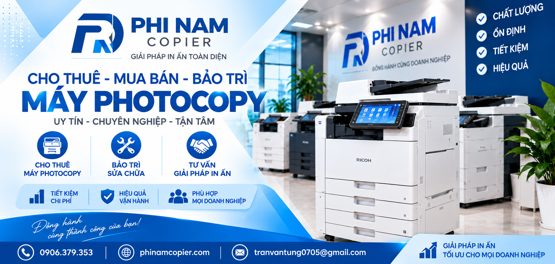 Giải pháp máy photocopy Phi Nam Copier